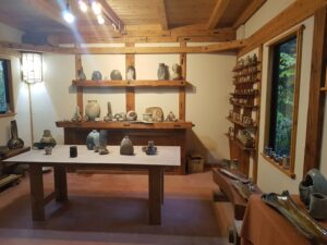Werkstatt in Sasayama John Dix Ausstellungsberecih
